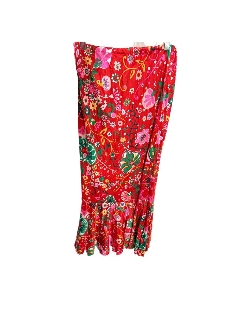 Late 1960’s- Early 70’s Vintage Handmade Colorful Boho Maxi Skirt